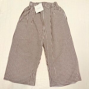 Fostered collection brown gingham pants
